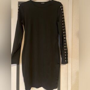 Chic Black Crew Neck Top